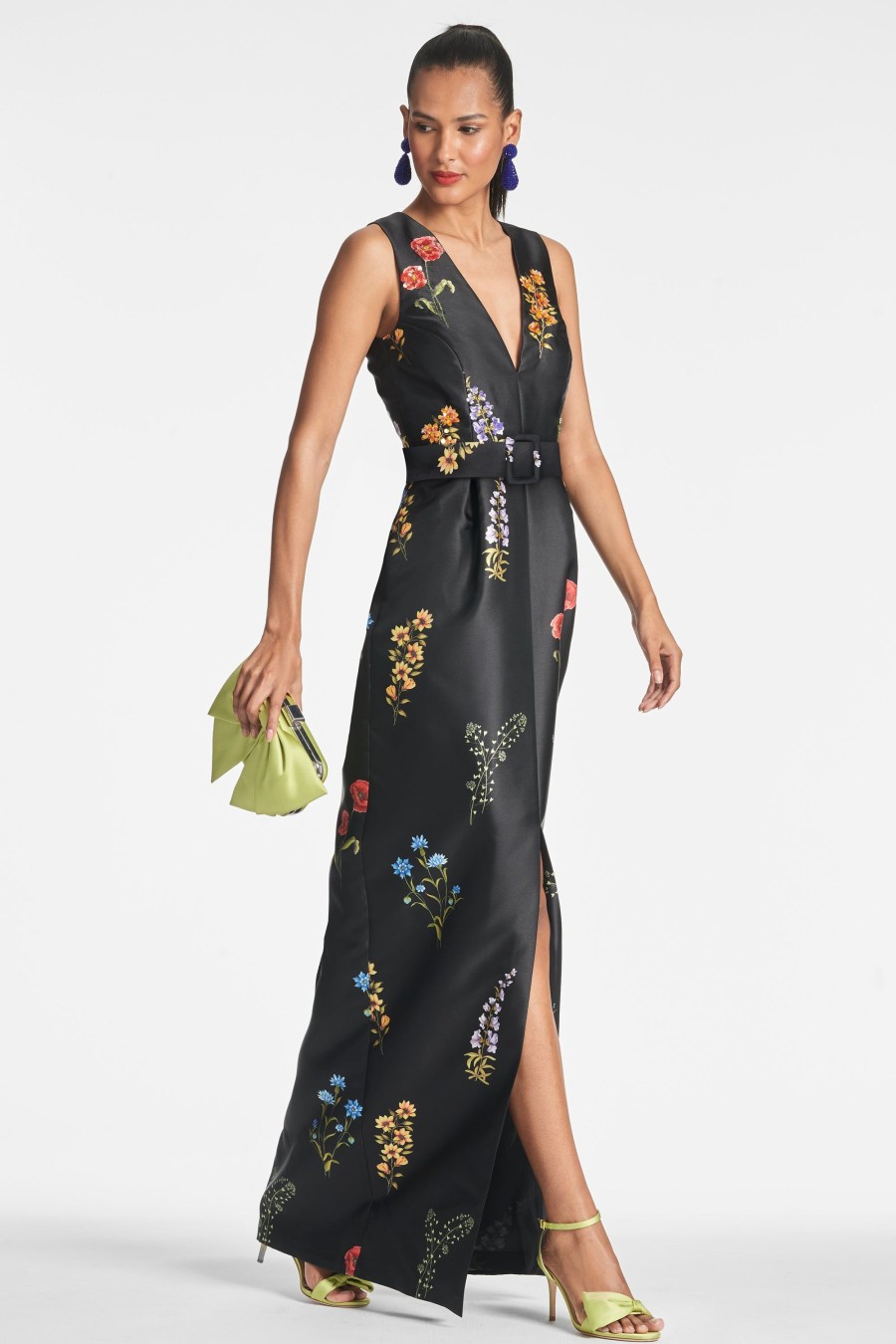 Sachin & Babi Marsden Gown-Noir Bouquet | Covered