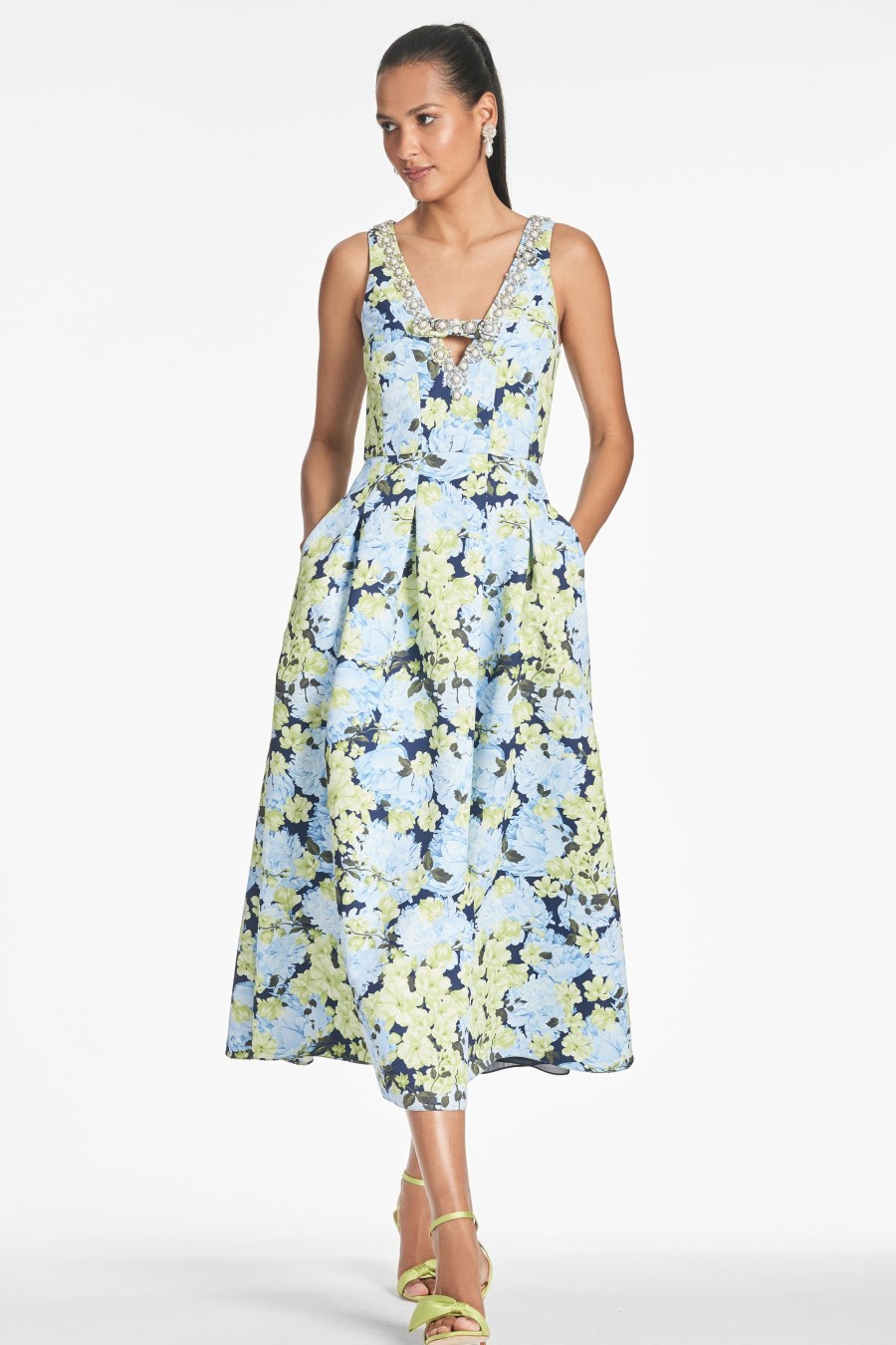 Sachin & Babi Millie Dress-Garden Club | Sleeveless