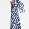 Sachin & Babi Keely Gown-Ocean Blue Magnolia | Plus Sizes