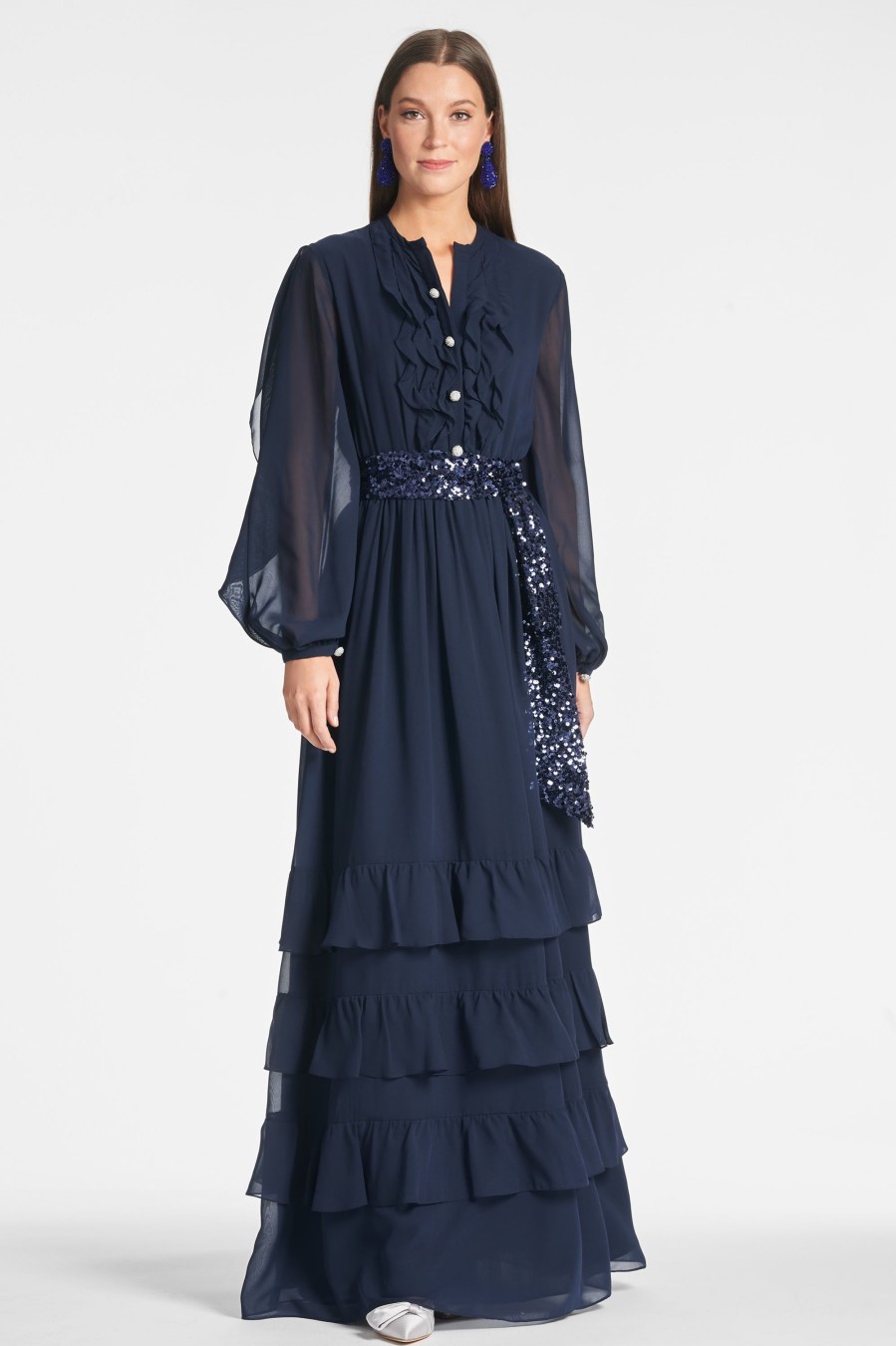 Sachin & Babi Venus Gown-Midnight | Plus Sizes