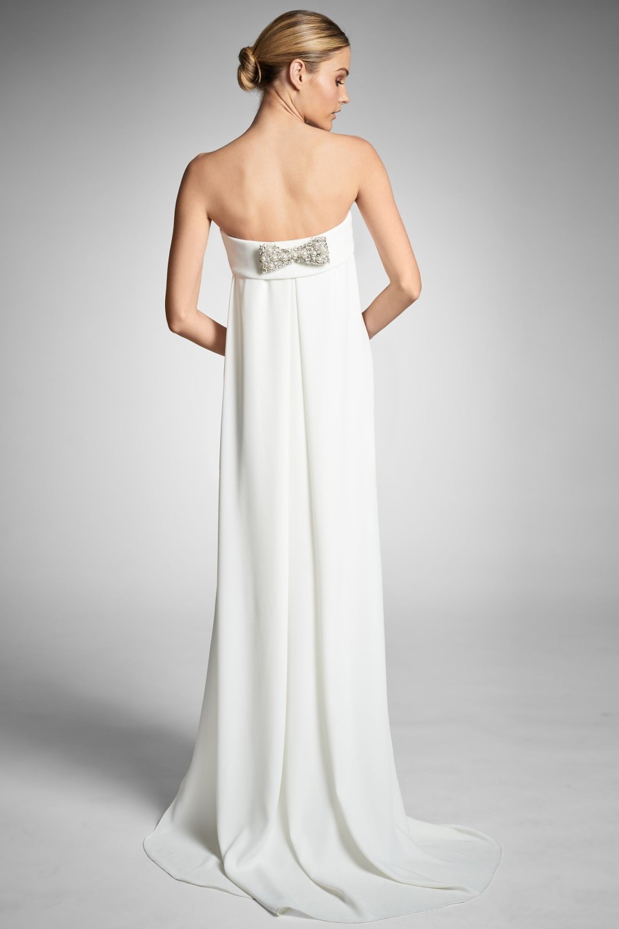 Sachin & Babi Lourdes Gown-Ivory | Covered