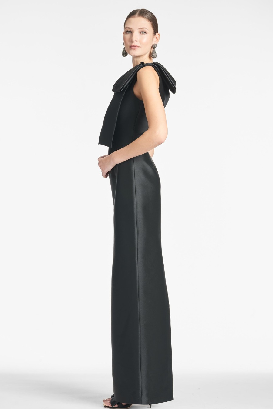 Sachin & Babi Bonnie Gown-Black | Covered