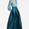 Sachin & Babi Zoe Gown-Seaglass/Deep Teal | Plus Sizes