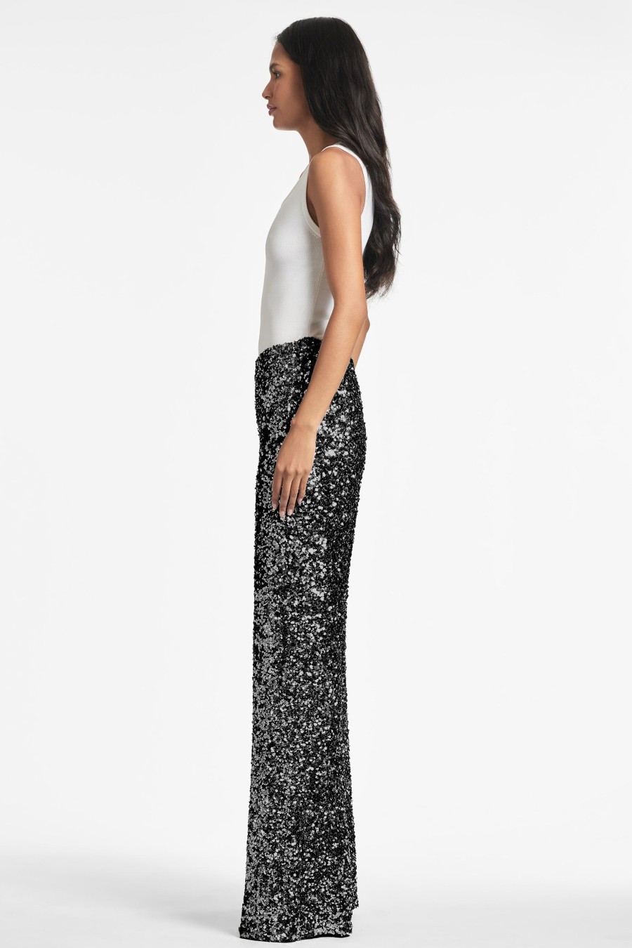 Sachin & Babi Alli Pant-Black Sequins | Pants & Jumpsuits