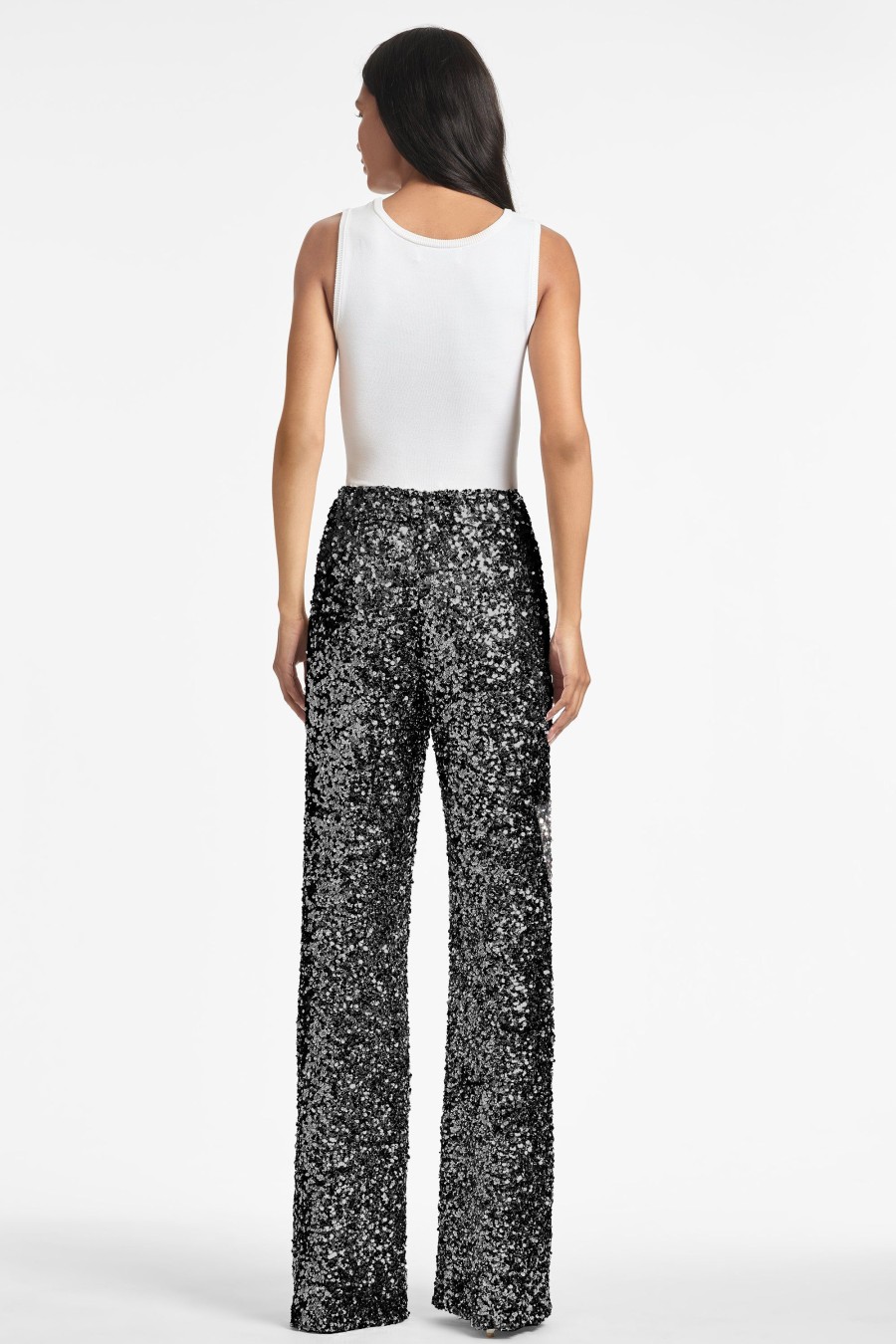 Sachin & Babi Alli Pant-Black Sequins | Pants & Jumpsuits