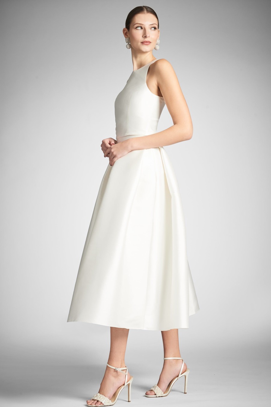 Sachin & Babi Leighton Skirt-Off White-Mikado | Skirts