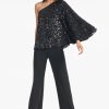 Sachin & Babi Morgan Top-Black Sequins | Plus Sizes