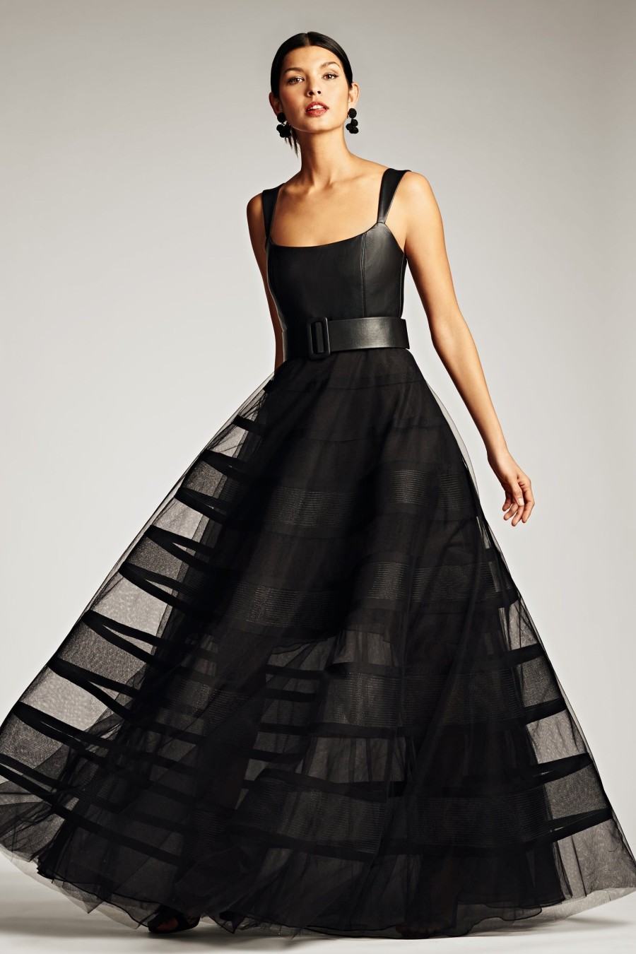 Sachin & Babi Veruca Gown-Black | Covered