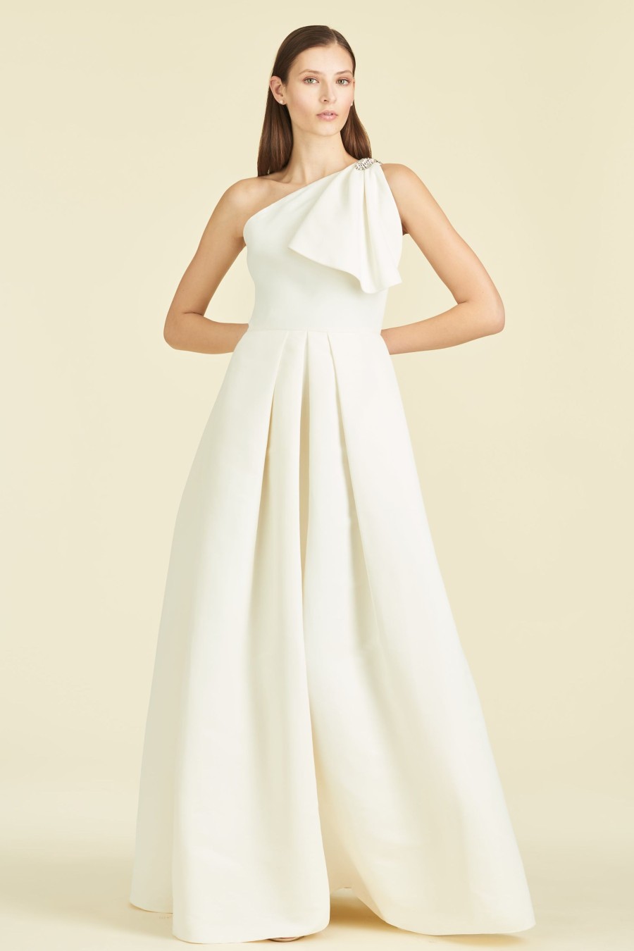 Sachin & Babi Martina Gown-Ivory | Covered