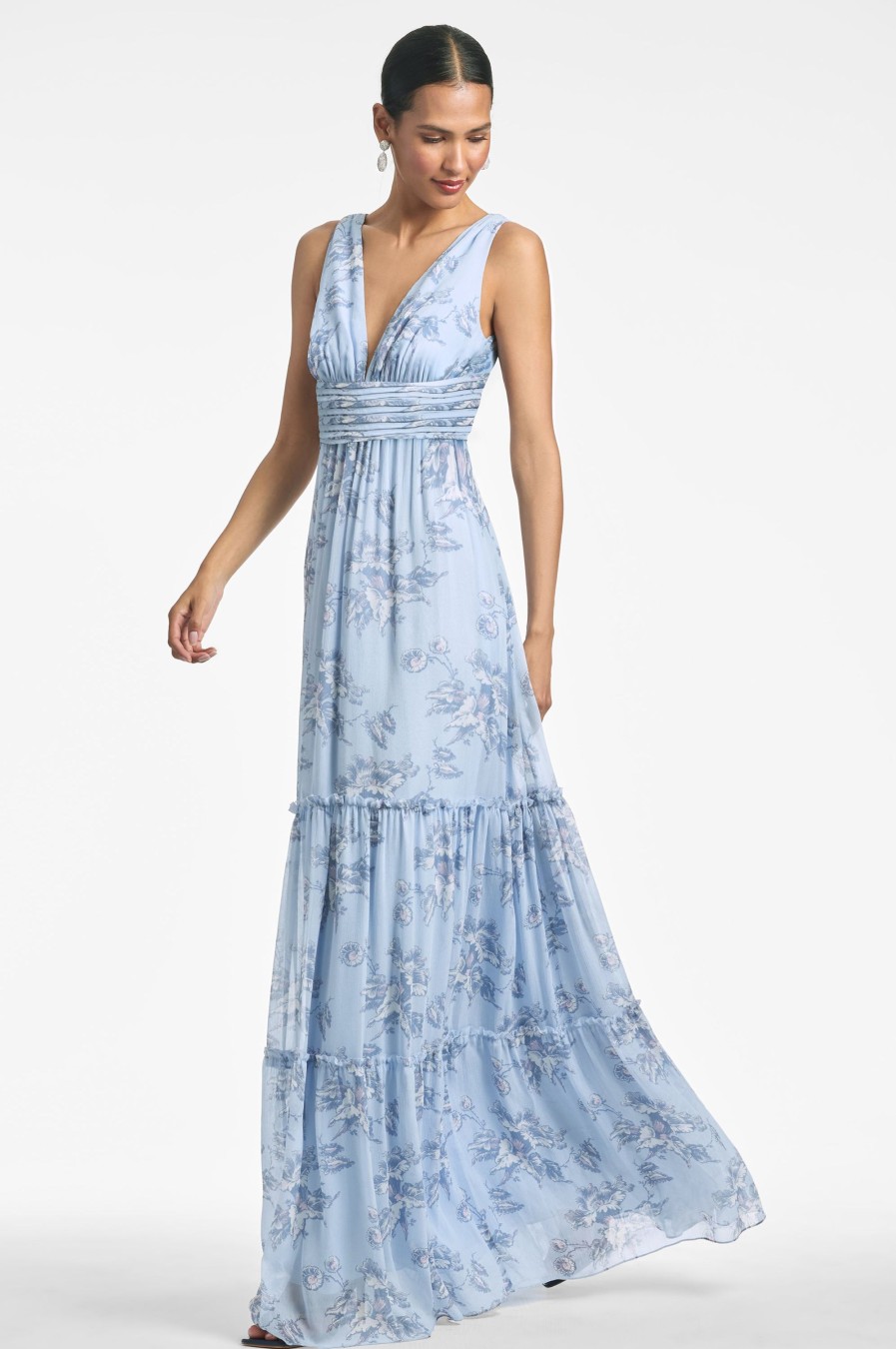 Sachin & Babi Justine Gown-Iced Narcissus | Covered