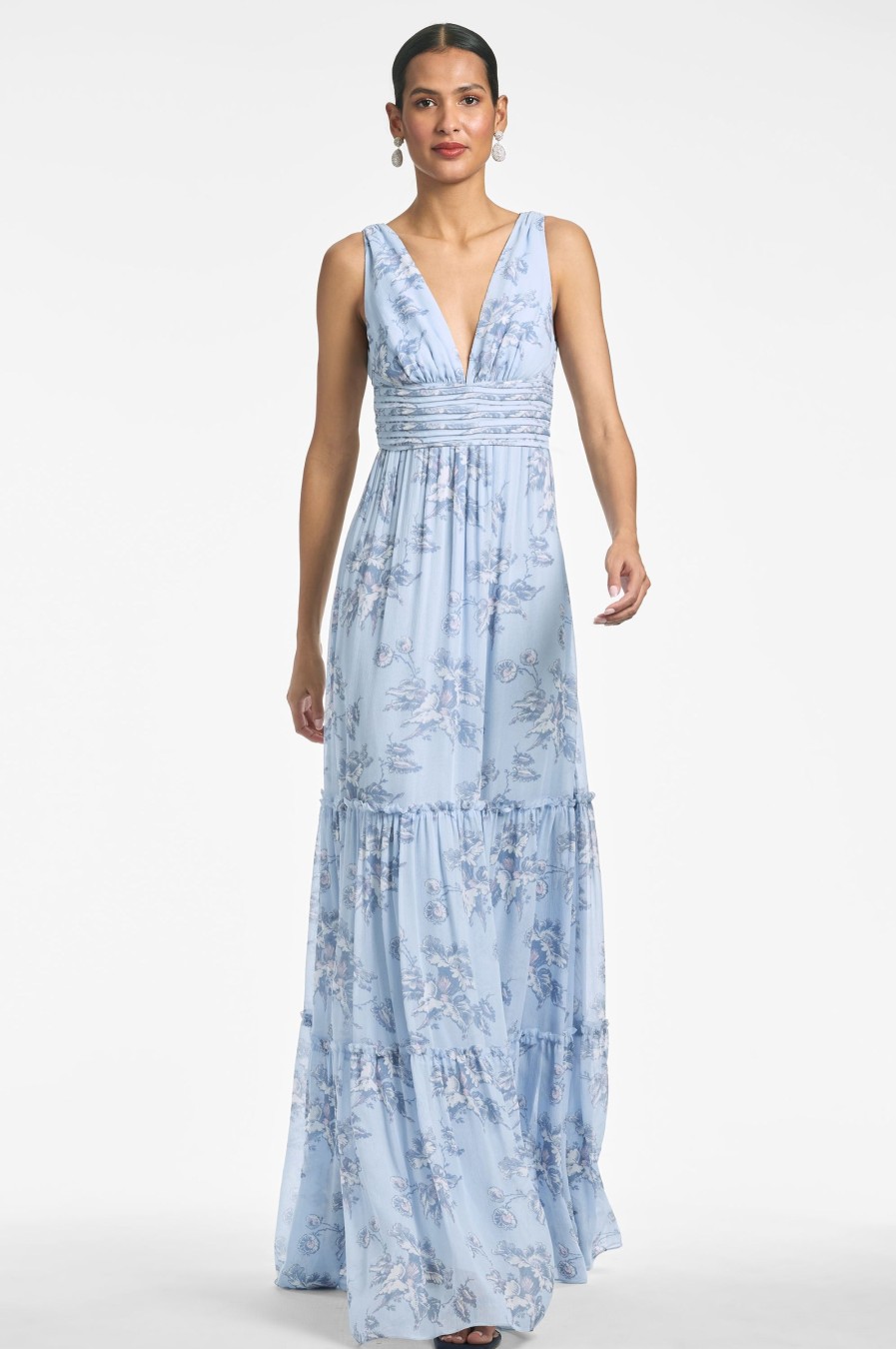 Sachin & Babi Justine Gown-Iced Narcissus | Covered