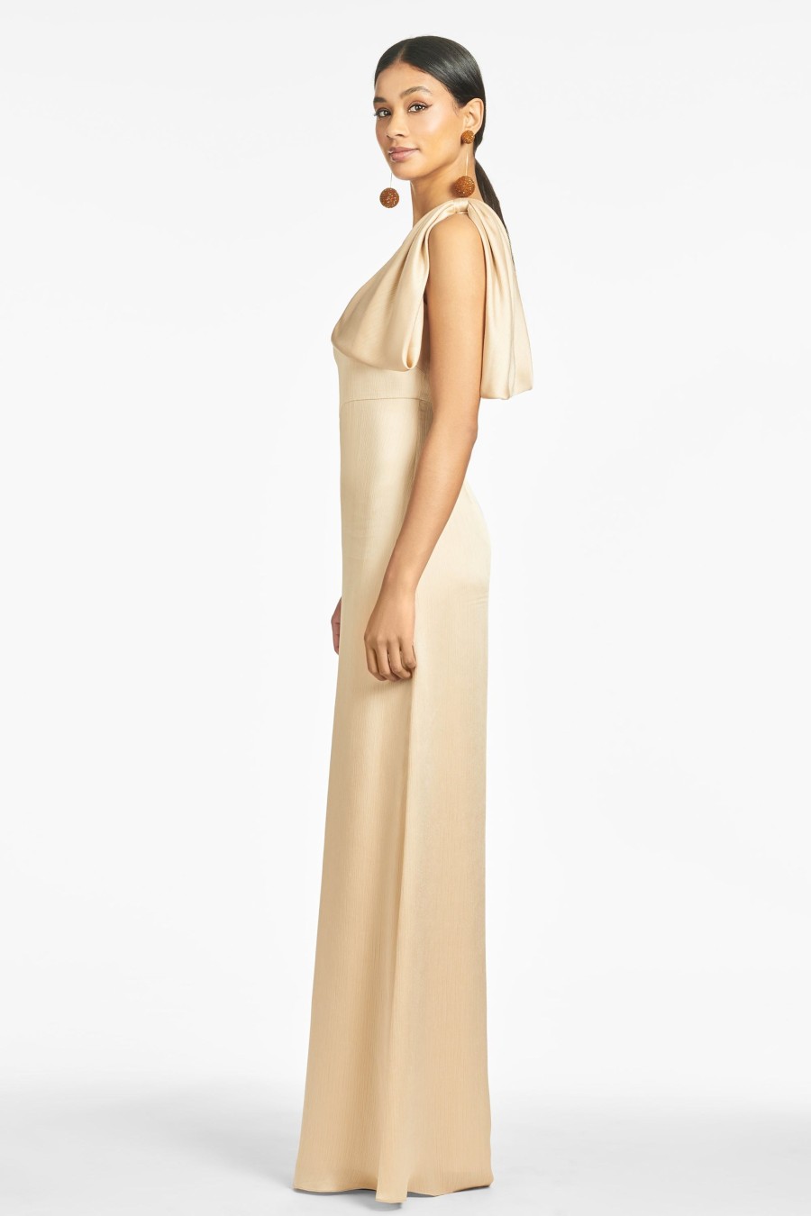 Sachin & Babi Chelsea Gown-Champagne | Plus Sizes