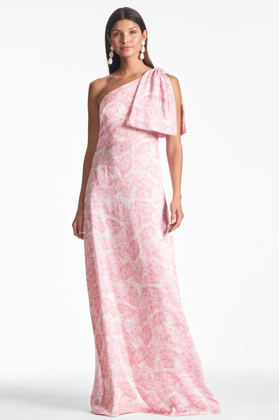 Sachin & Babi Chelsea Gown-Rouge Damask Rose | Plus Sizes