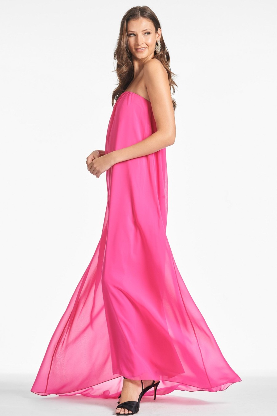 Sachin & Babi Delfina Gown-Think Pink | Covered