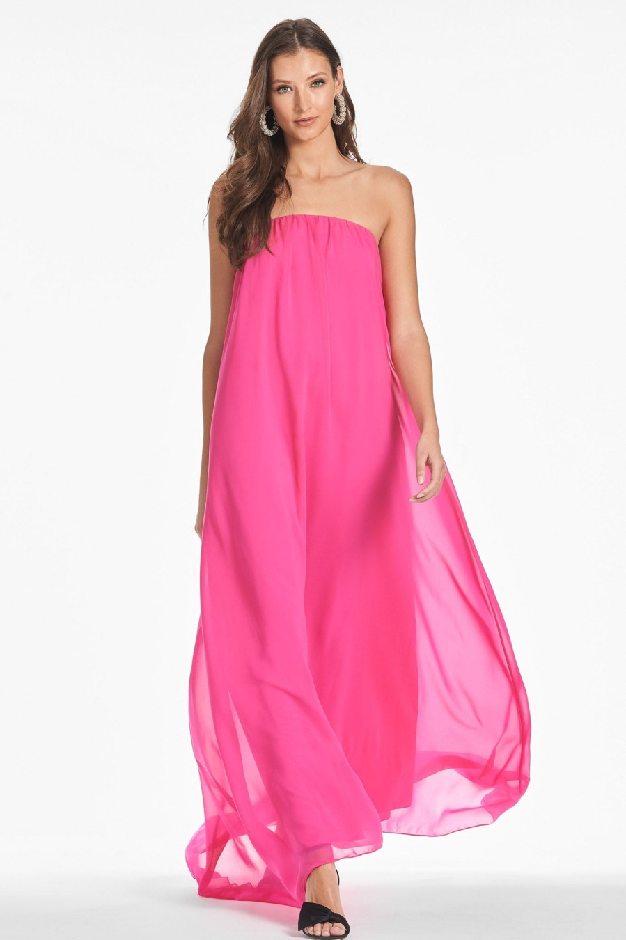 Sachin & Babi Delfina Gown-Think Pink | Covered