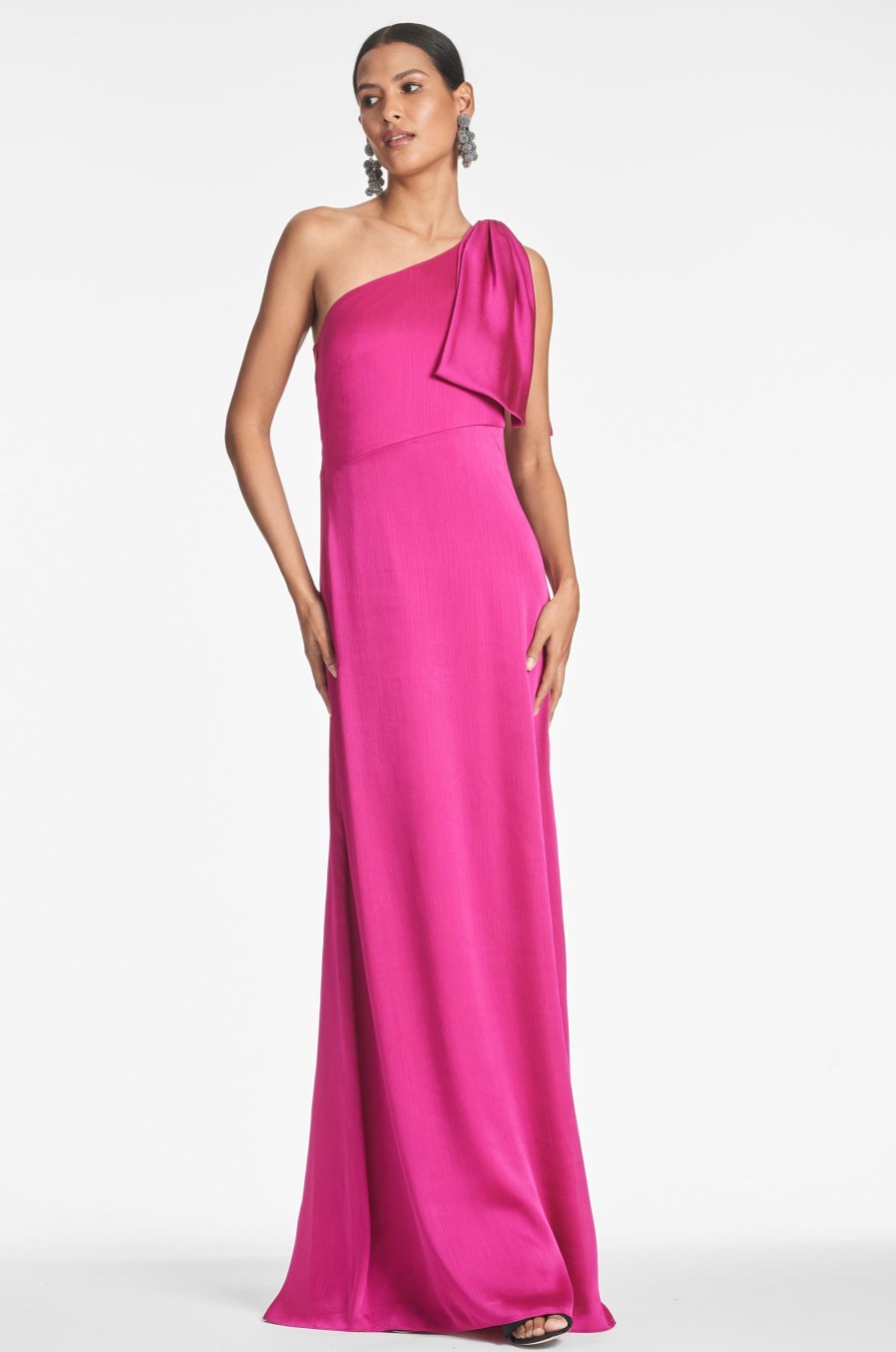 Sachin & Babi Chelsea Gown-Dragonfruit | Plus Sizes