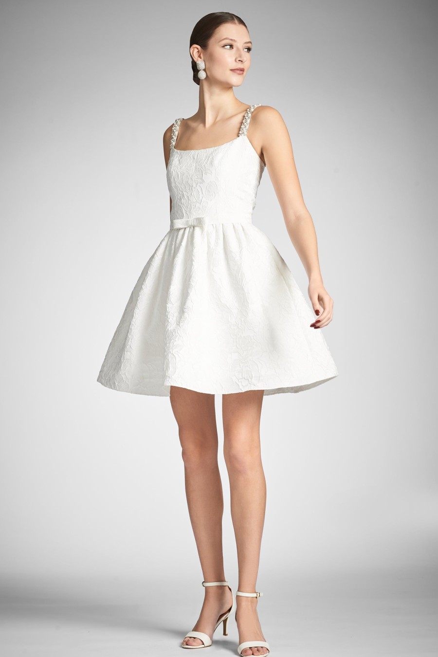 Sachin & Babi Serena Dress-Ivory | Sleeveless