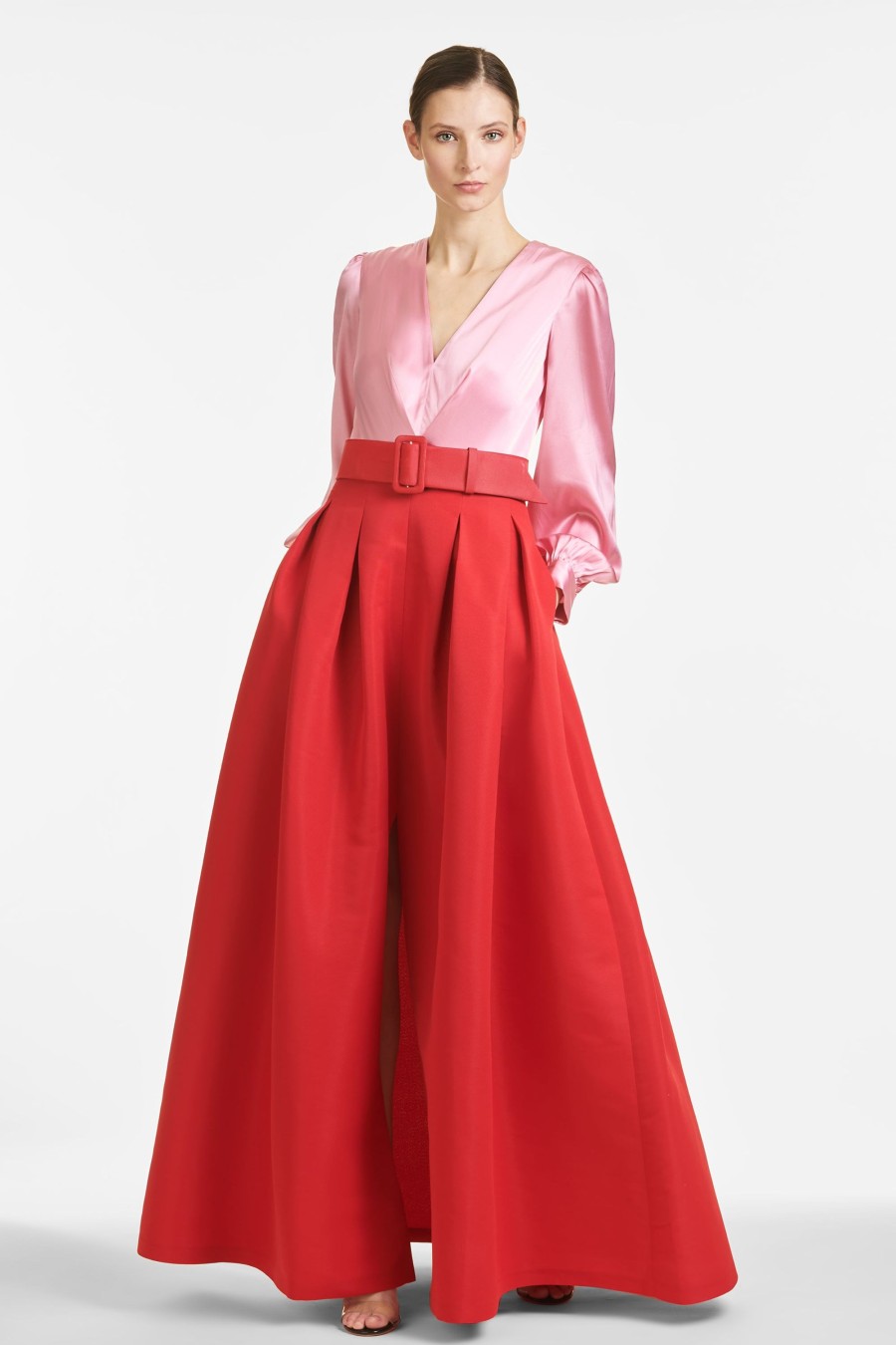 Sachin & Babi Zoe Gown-Rose/Cherry Red | Covered