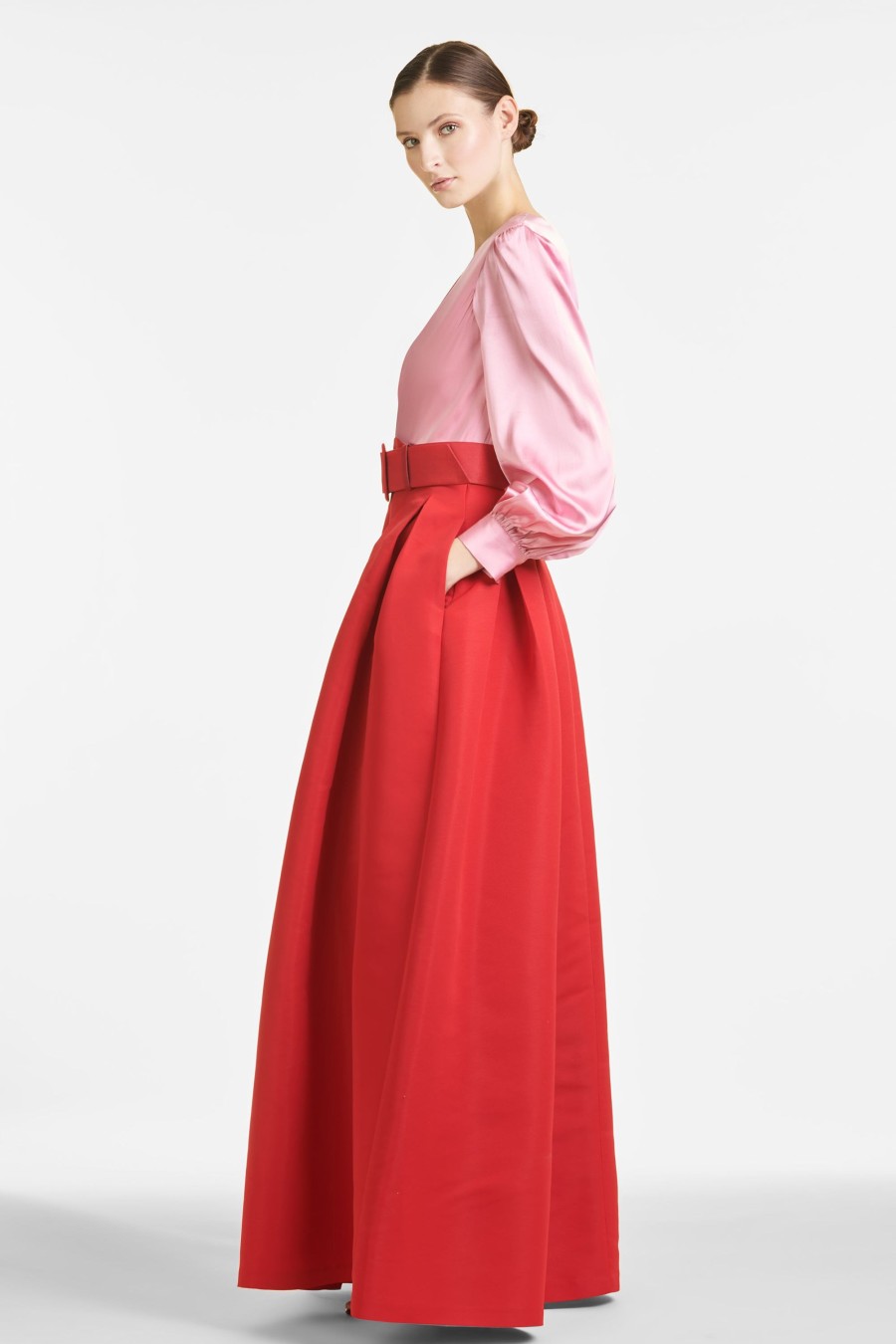 Sachin & Babi Zoe Gown-Rose/Cherry Red | Covered