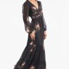 Sachin & Babi Jules Gown-Noir Blossom | Plus Sizes