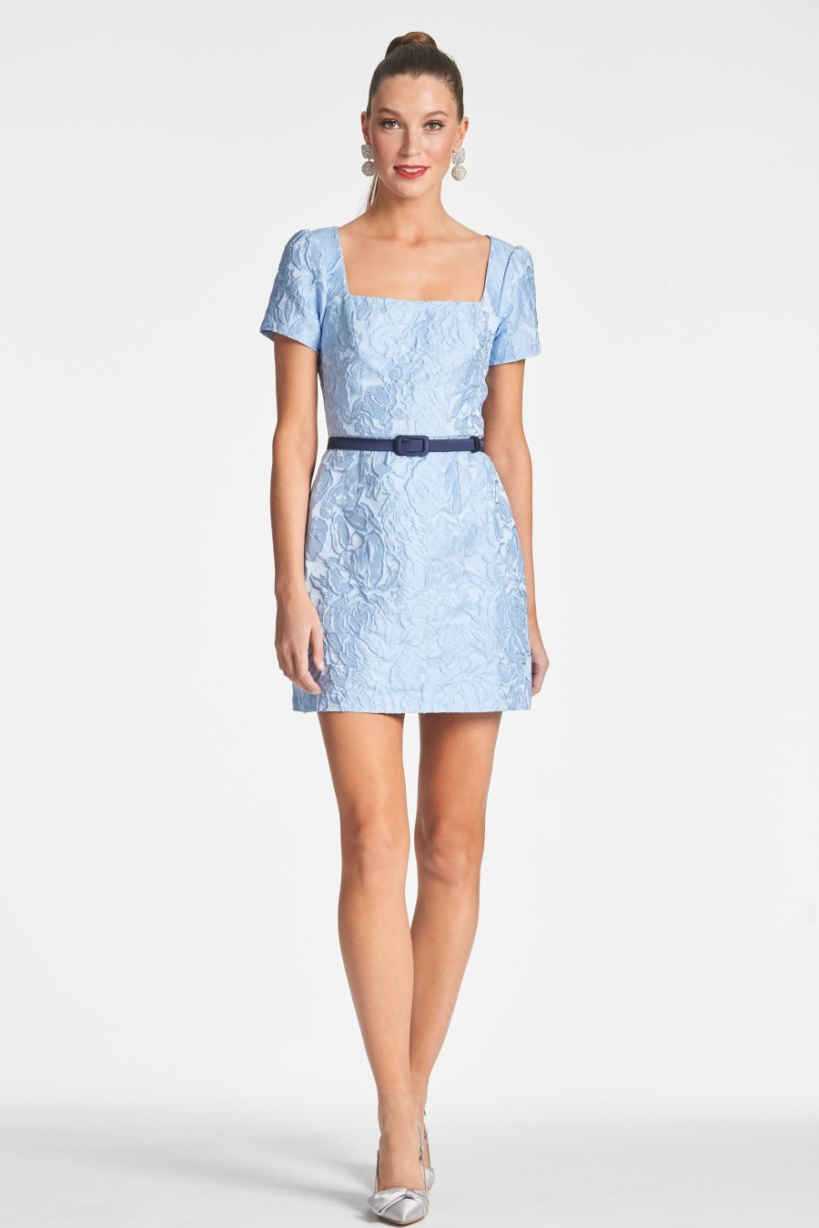 Sachin & Babi Terri Dress-Ice Blue | Short Sleeve