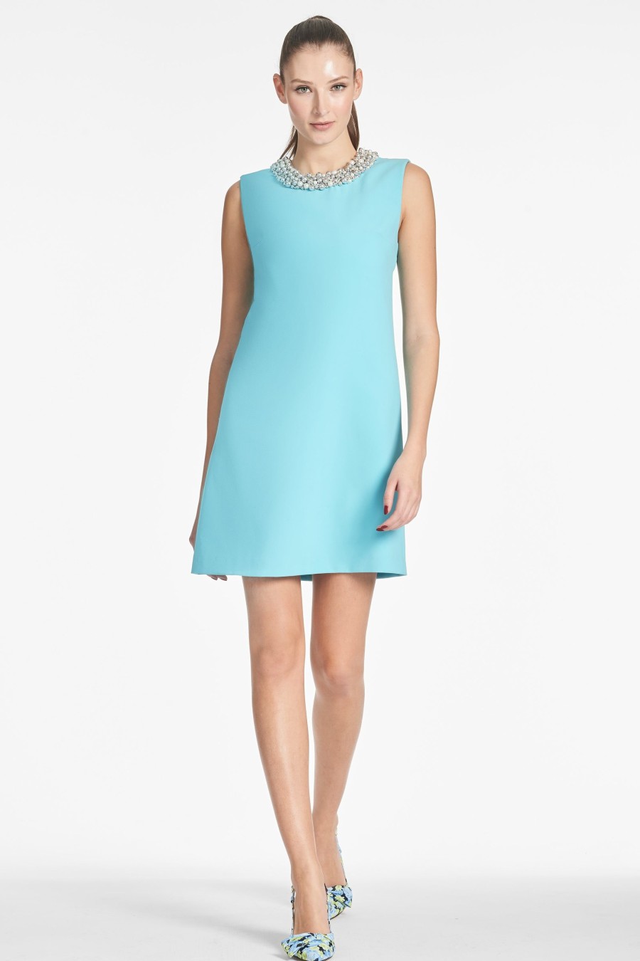 Sachin & Babi Liz Dress-Swiss Blue | Sleeveless