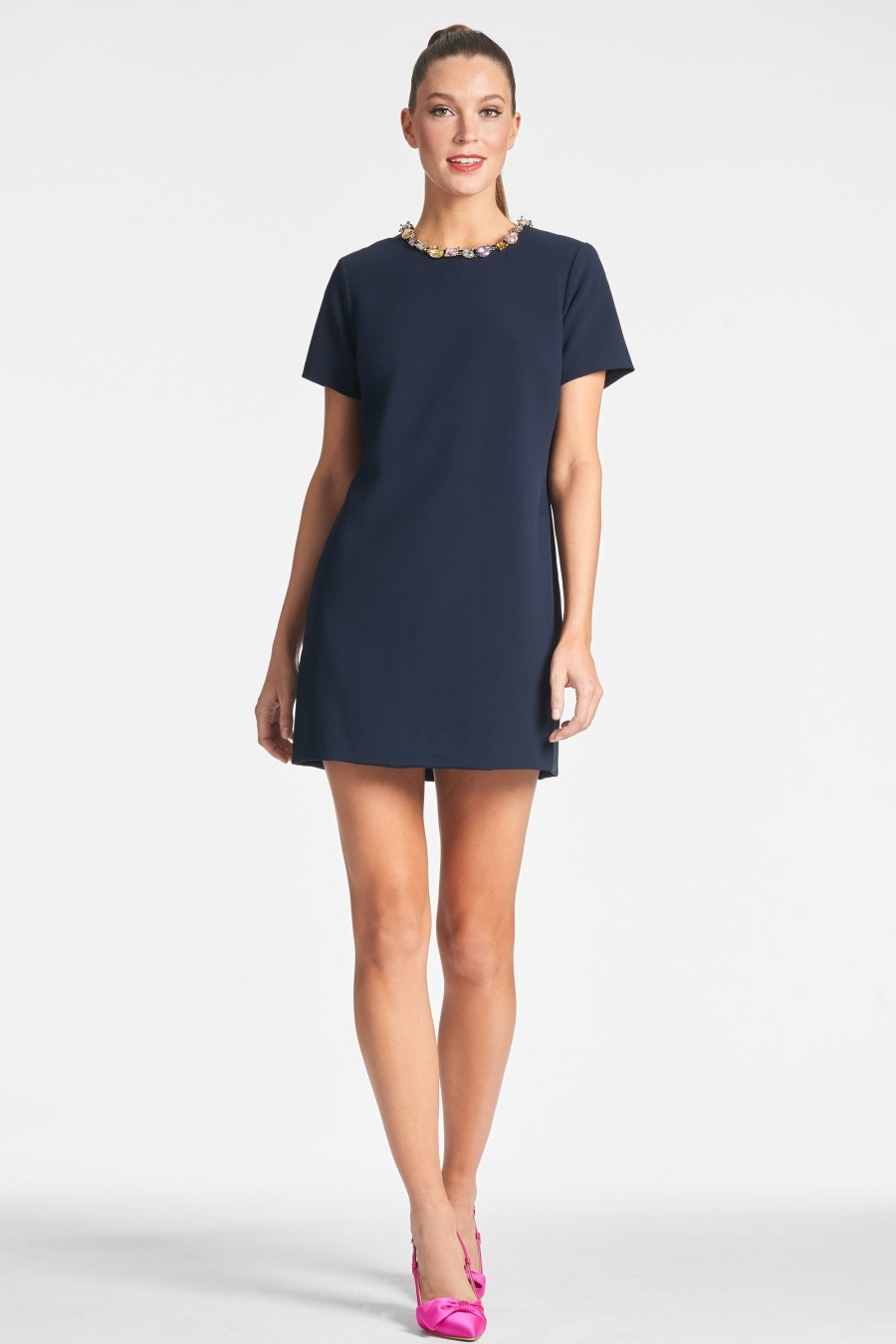 Sachin & Babi Lauren Dress-Dark Midnight | Short Sleeve