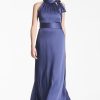 Sachin & Babi Kayla Gown-Deep Cobalt | Plus Sizes