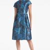 Sachin & Babi Maddox Dress-Tonal Petal | Cap Sleeve