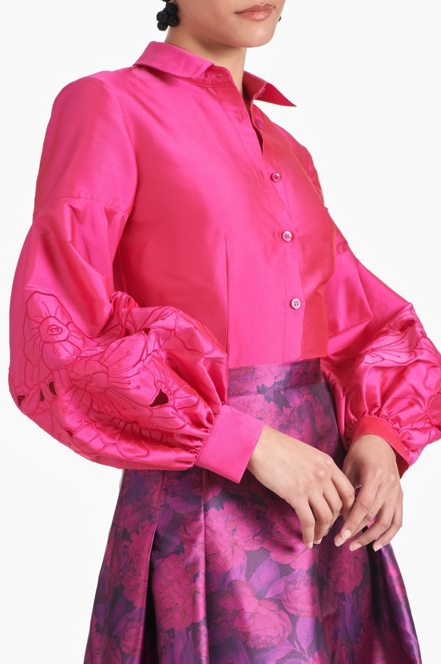 Sachin & Babi Astor Top-Fuchsia | Plus Sizes