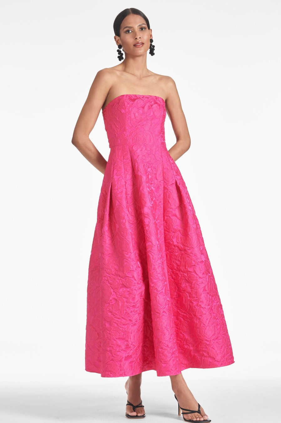 Sachin & Babi Margaux Gown-Fuchsia | Covered