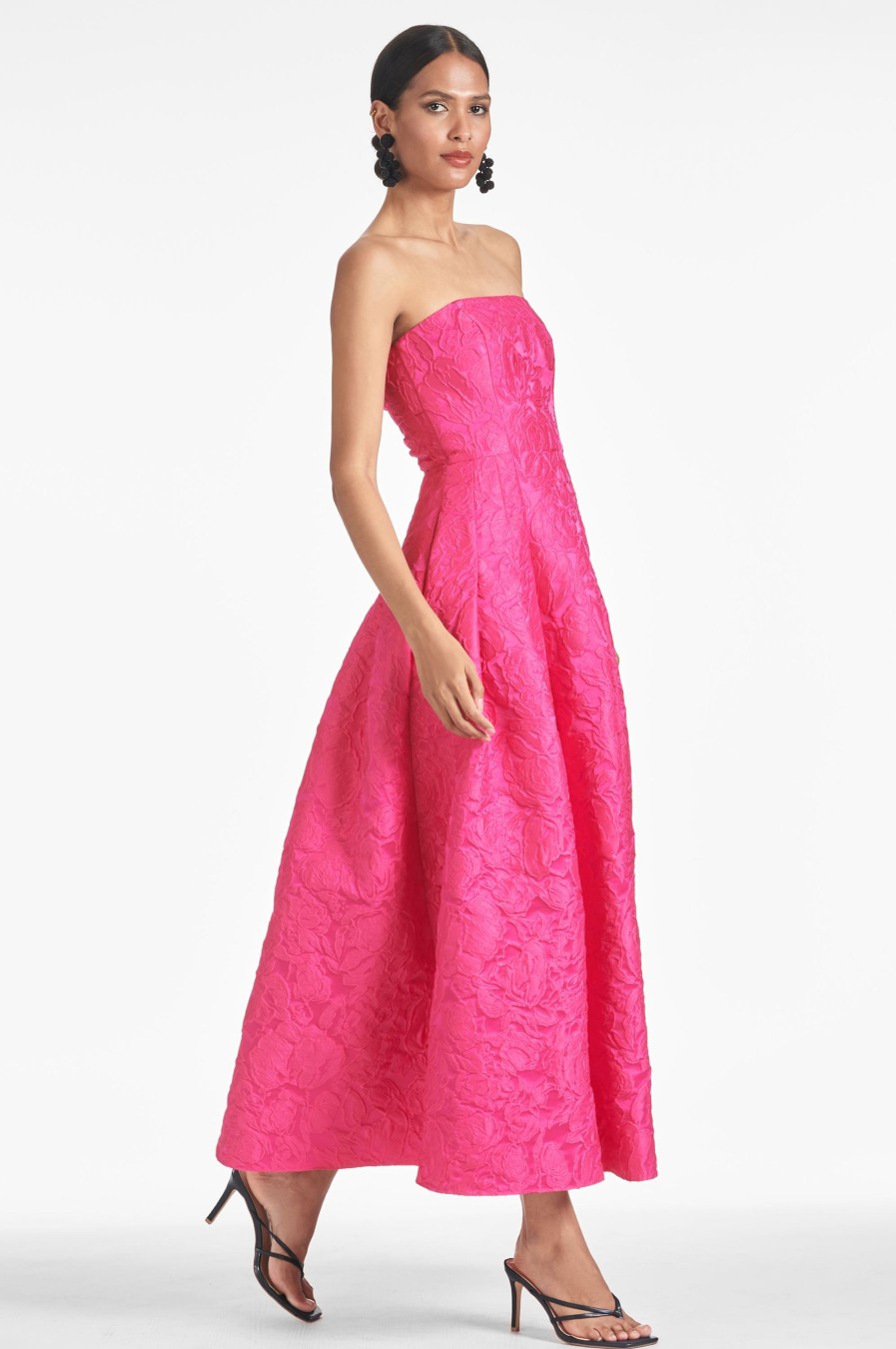 Sachin & Babi Margaux Gown-Fuchsia | Covered