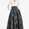 Sachin & Babi Zoe Gown-Off White/Noir Bouquet | Plus Sizes