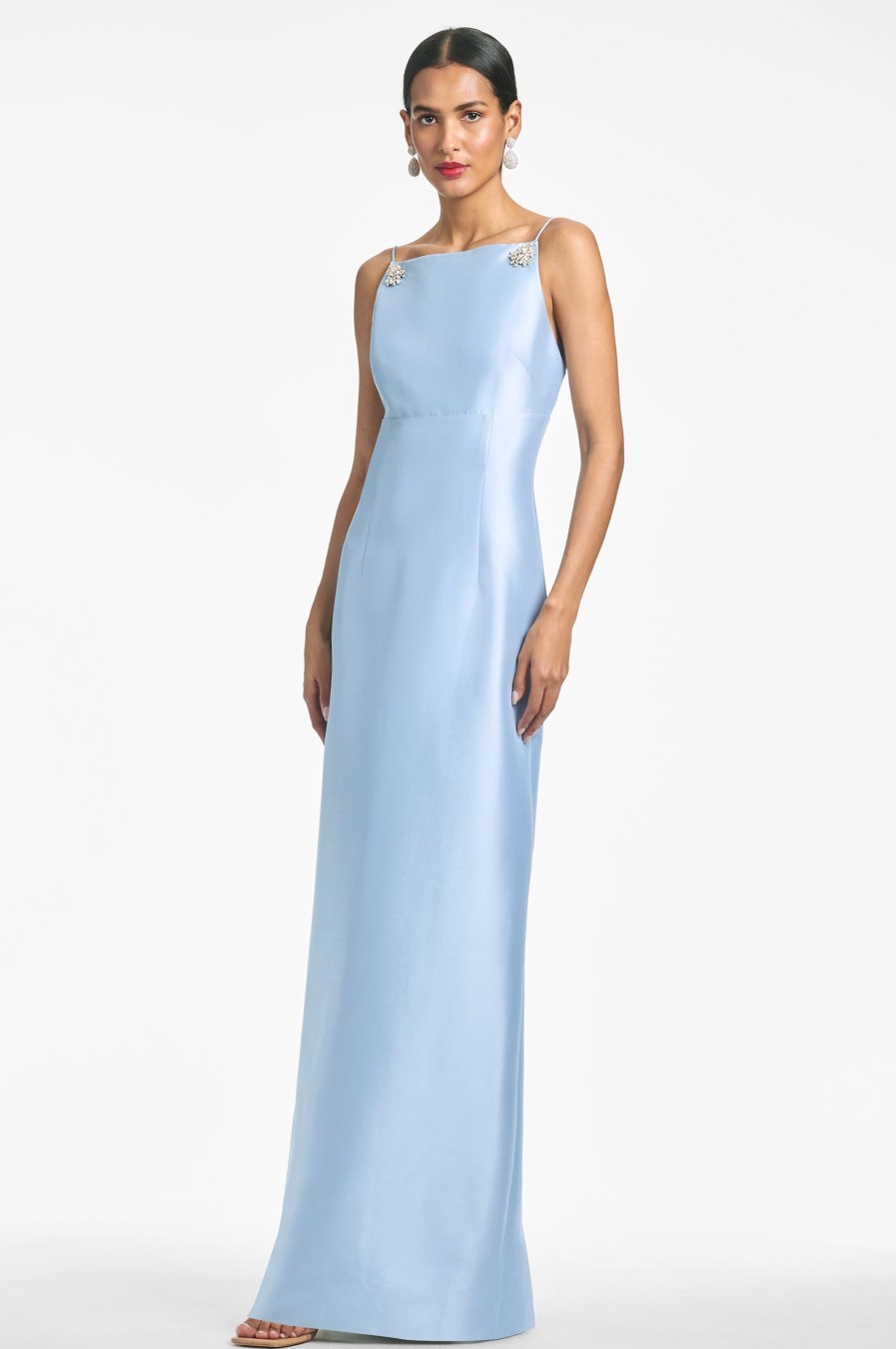 Sachin & Babi Pryce Gown-Glacial Blue | Covered