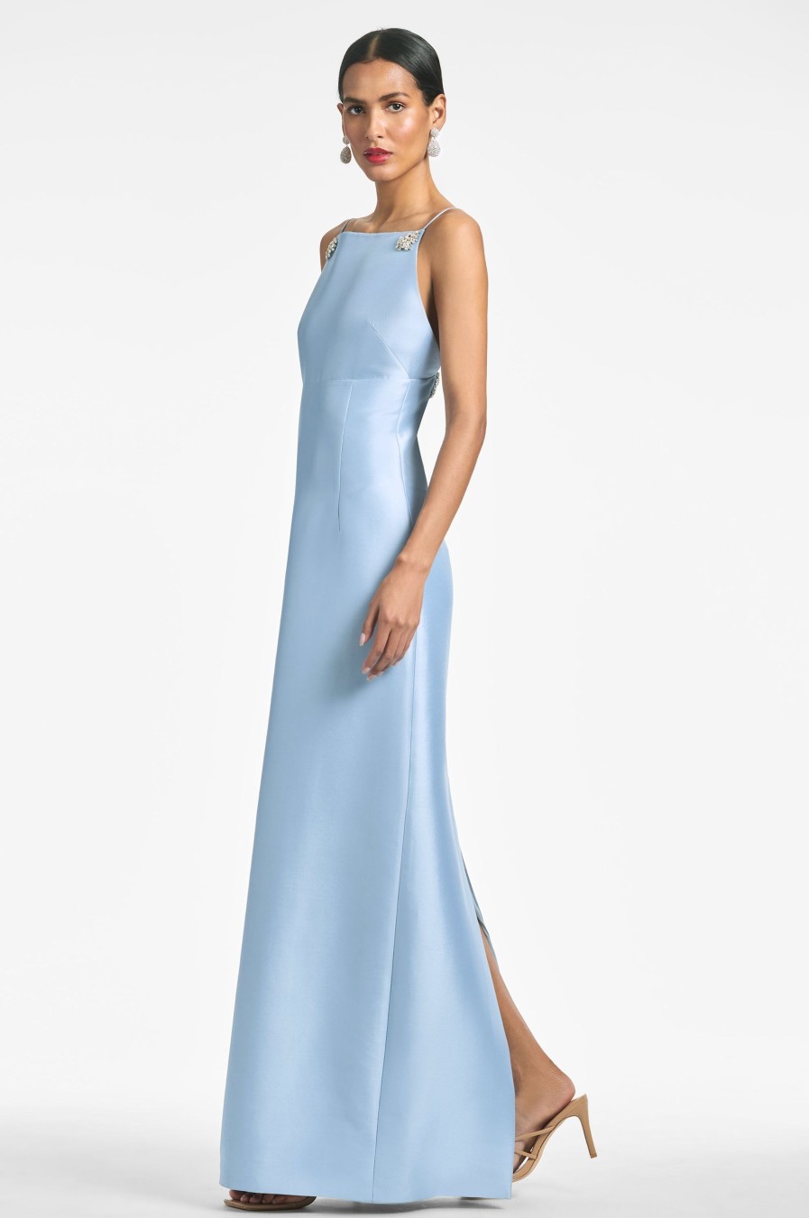 Sachin & Babi Pryce Gown-Glacial Blue | Covered