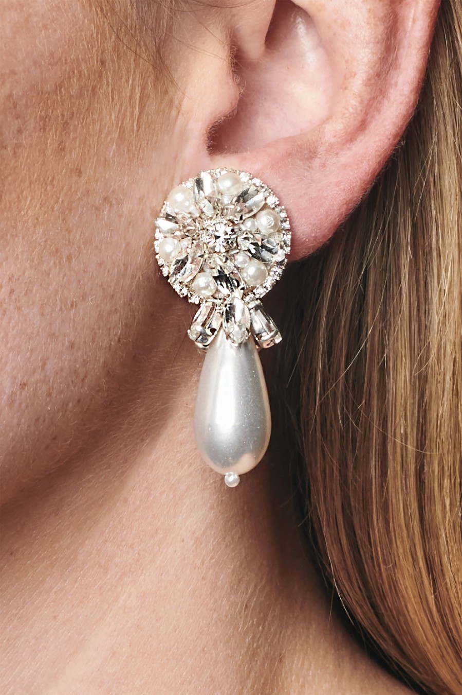 Sachin & Babi Elisha Earrings-Crystals / Pearl | Earrings