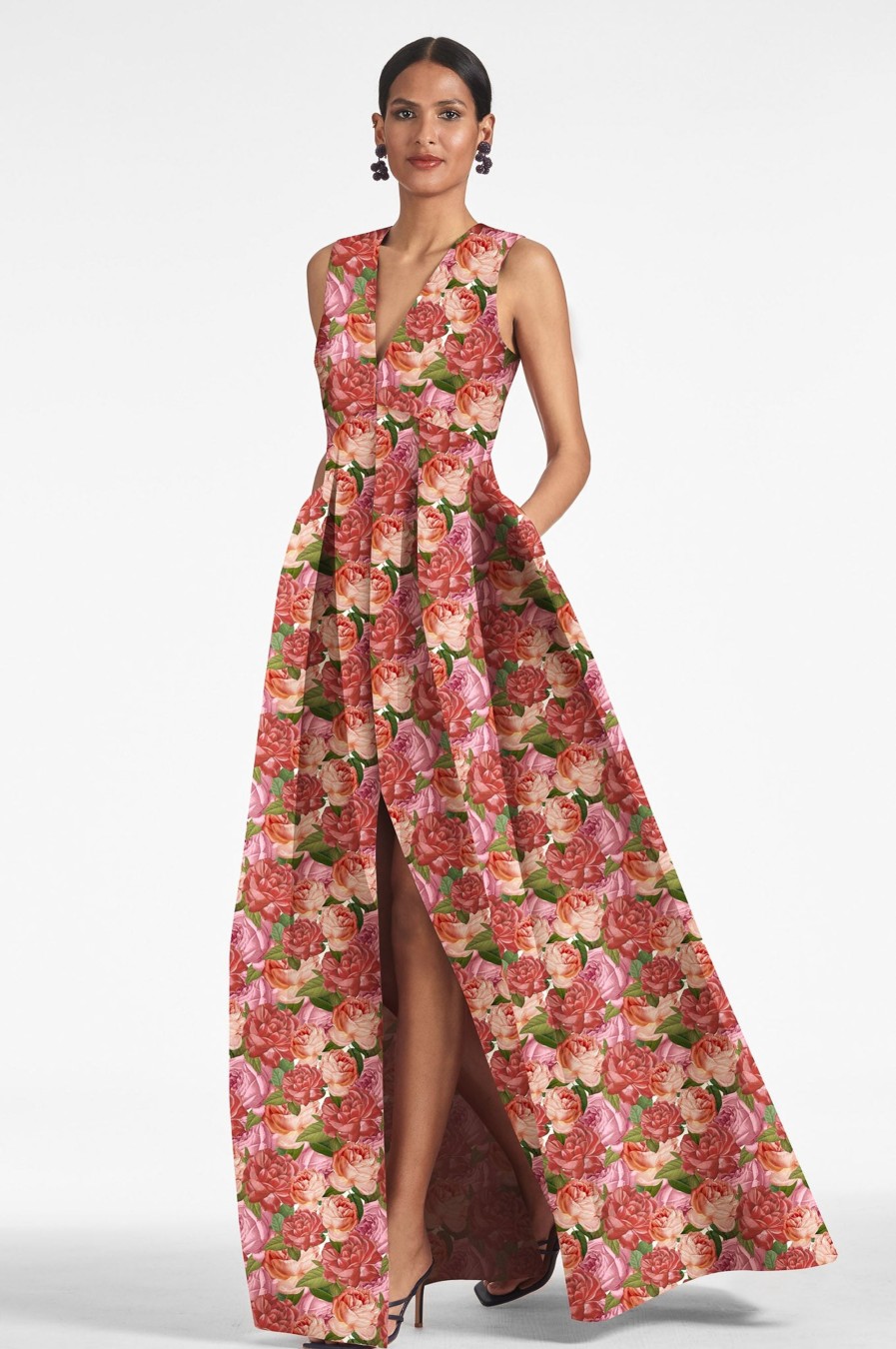 Sachin & Babi Brooke Gown-Mazzolino Rosa | Covered