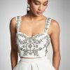 Sachin & Babi Embellished Darcy Top-Ivory | Tops & Blouses