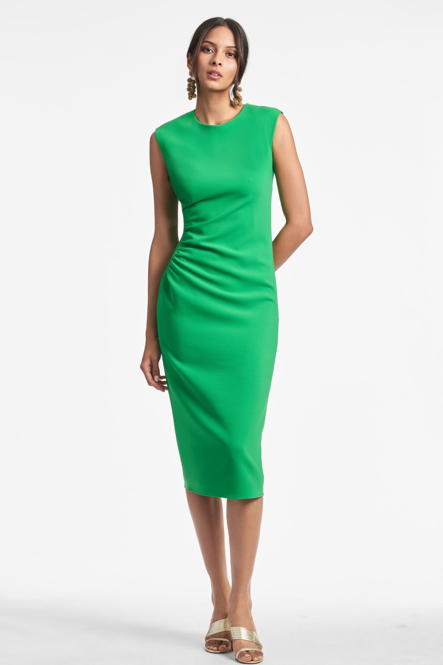 Sachin & Babi Diana Dress-Kelly Green | Sleeveless