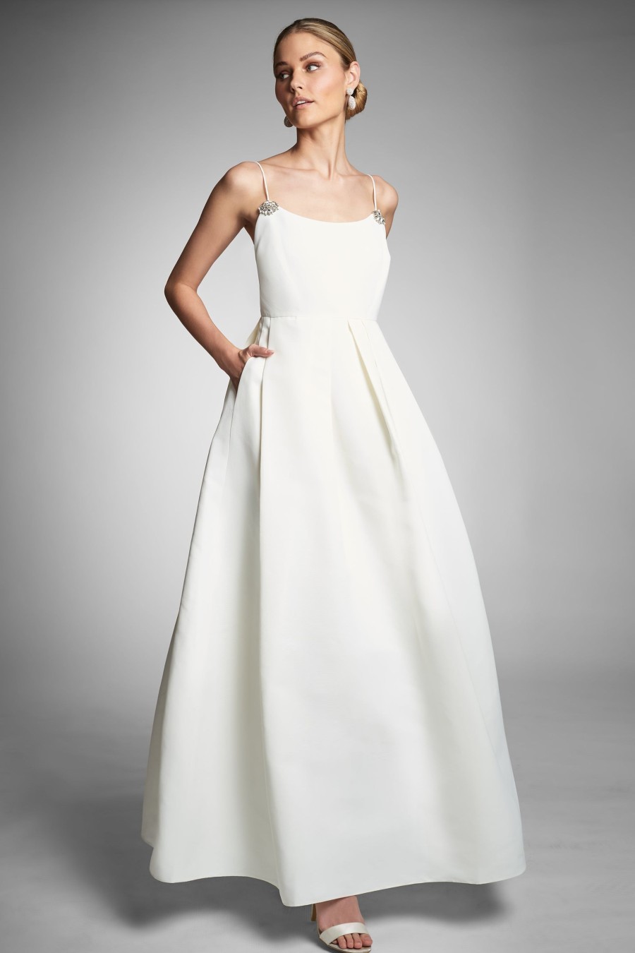 Sachin & Babi Gwen Gown-Ivory | Covered