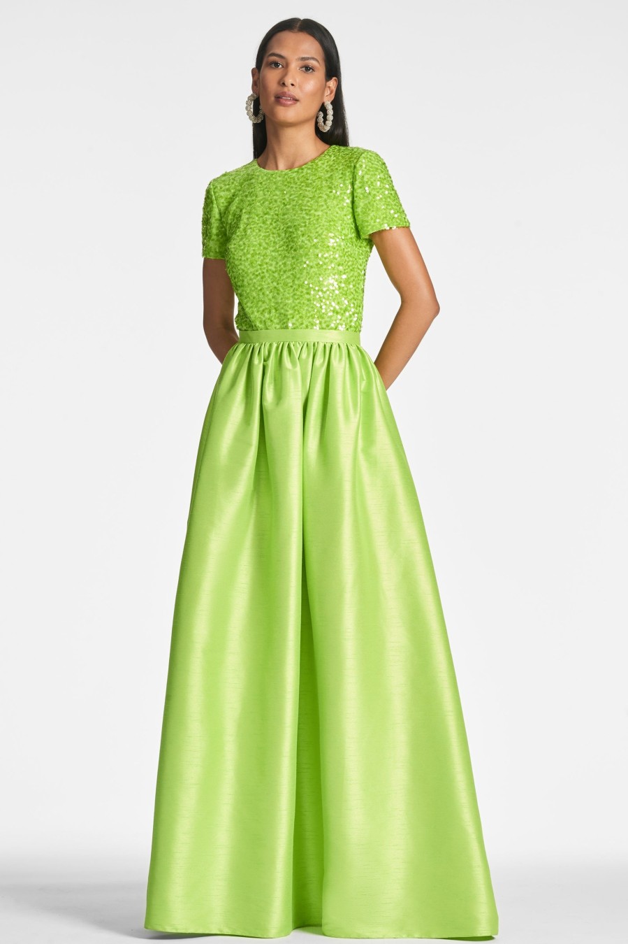 Sachin & Babi Sydney Skirt-Electric Lime | Matching Sets