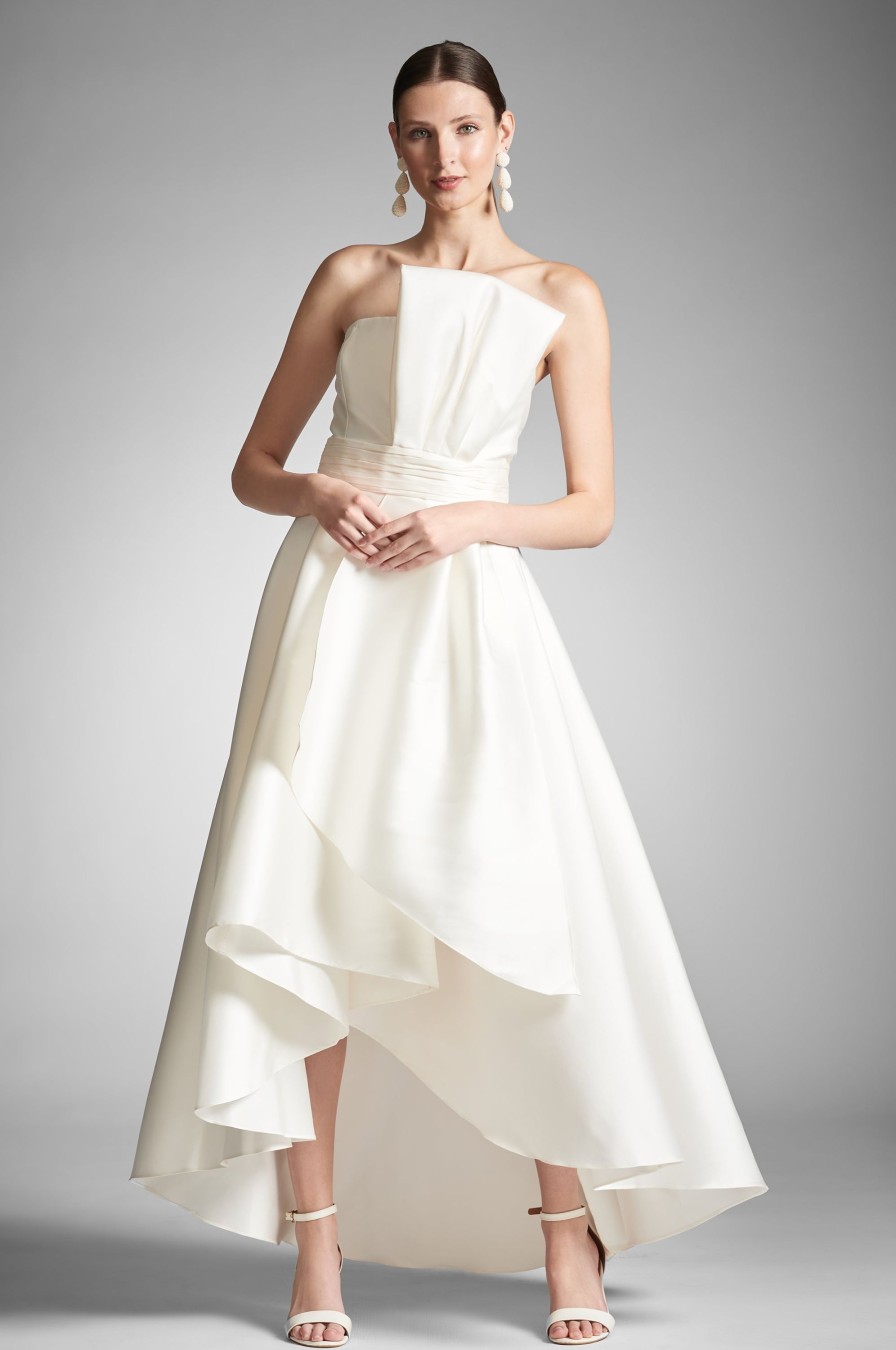 Sachin & Babi Tara Gown-Off White | Covered