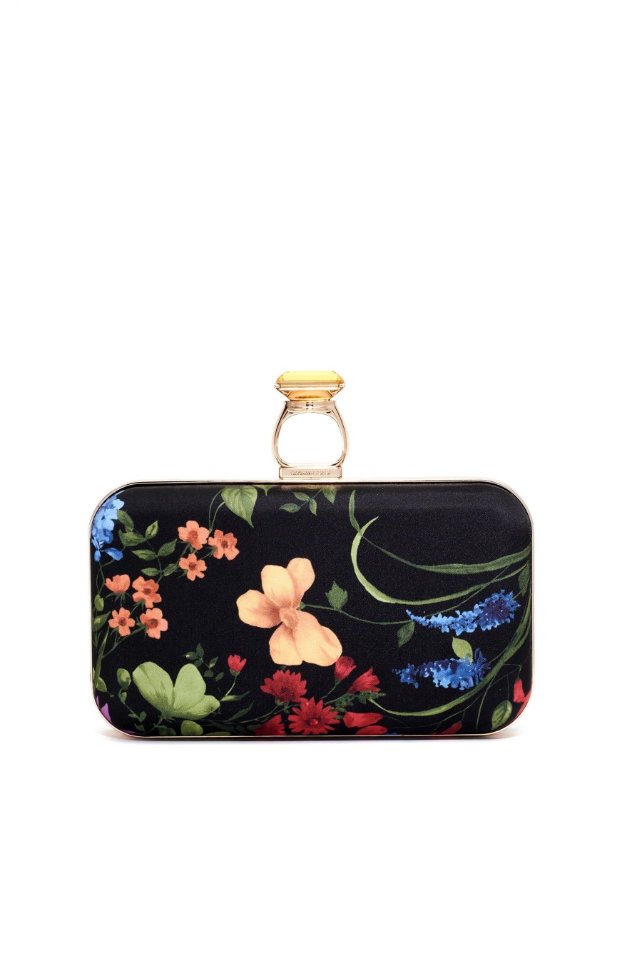 Sachin & Babi On The Rocks Clutch-Noir Wildflower | Shoes & Bags