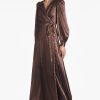 Sachin & Babi Dorthea Gown-Espresso | Plus Sizes