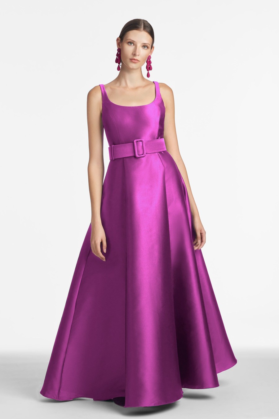 Sachin & Babi Kruse Gown-Magenta | Covered