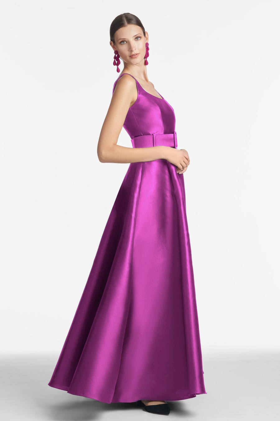 Sachin & Babi Kruse Gown-Magenta | Covered