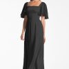 Sachin & Babi Aurora Gown-Black | Plus Sizes