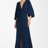 Sachin & Babi Gabby Gown-Navy | Plus Sizes