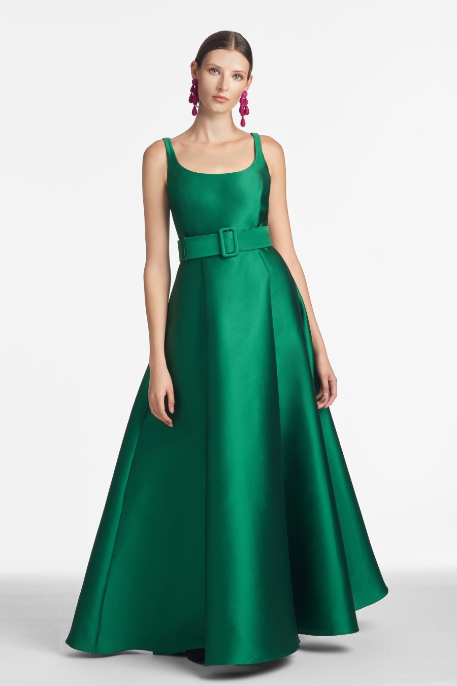 Sachin & Babi Kruse Gown-Emerald | Covered