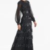 Sachin & Babi Brenda Gown-Black | Plus Sizes